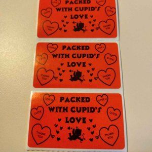 💙100 Cupid's Love- Shipping Labels Thermal Packaging Stickers 2.25"x1.25"💙